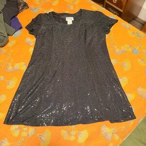 Vintage More Jazz Sequin Dress Size 16